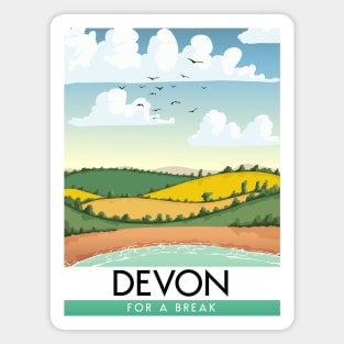 Devon for a Break. Magnet